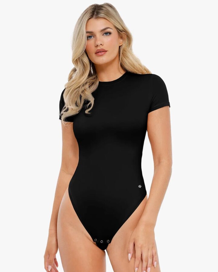 Shapewear Cloudsense Short Sleeve Crew-Neck Bodysuit